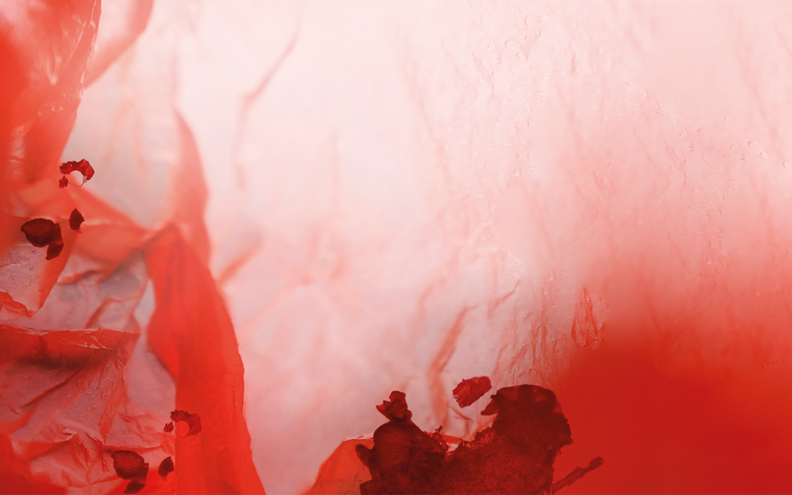 Organisk rød grafik